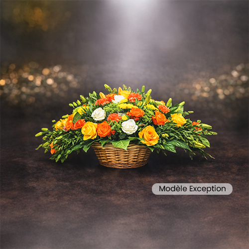 Panier floral – Chaleur et réconfort