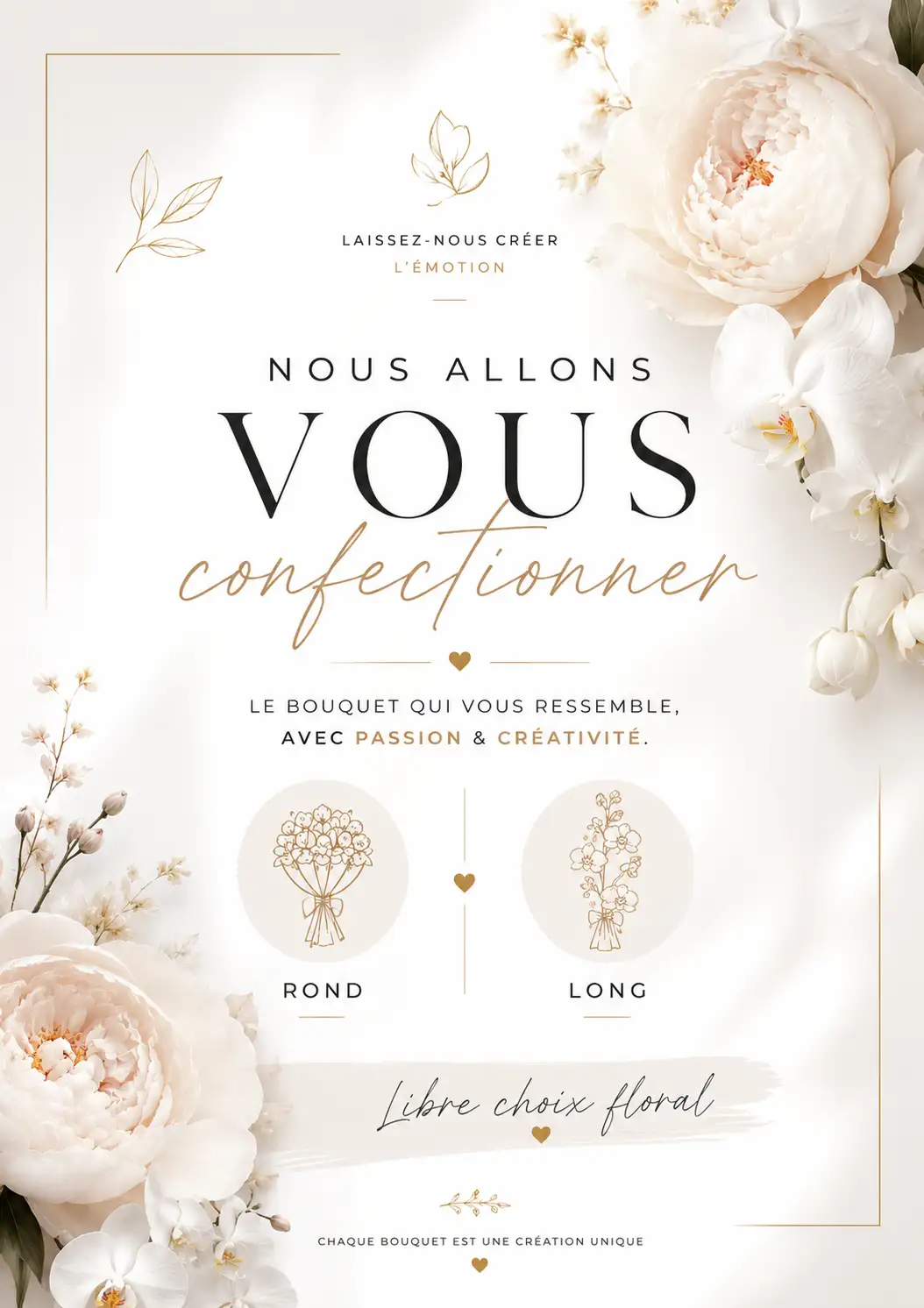Bouquet libre choix